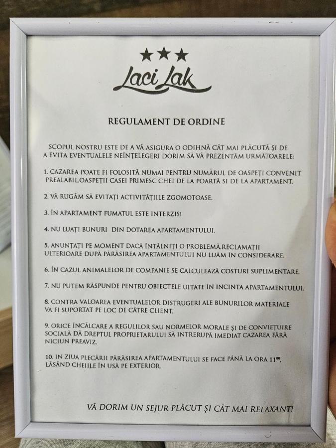 Laci Lak Oradea Exteriér fotografie
